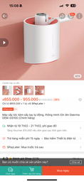 Máy sấy tóc kèm sấy tay tự động, thông minh iOn âm XIAOMI Deerma DEM-GS100