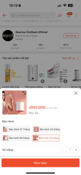 Máy sấy tóc kèm sấy tay tự động, thông minh iOn âm XIAOMI Deerma DEM-GS100