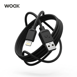 Dây cáp sạc iPhone hãng WOOX - USB to Lightning , ko hộp
