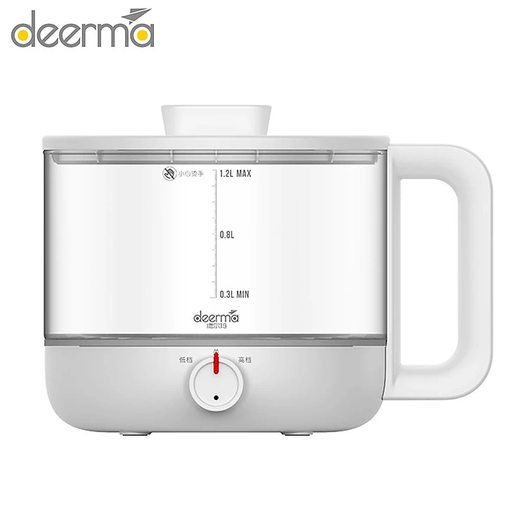 Nồi lẩu điện đa năng XIAOMI Deerma, dung tích 1.2L, nồi thủy tinh - Ảnh 2