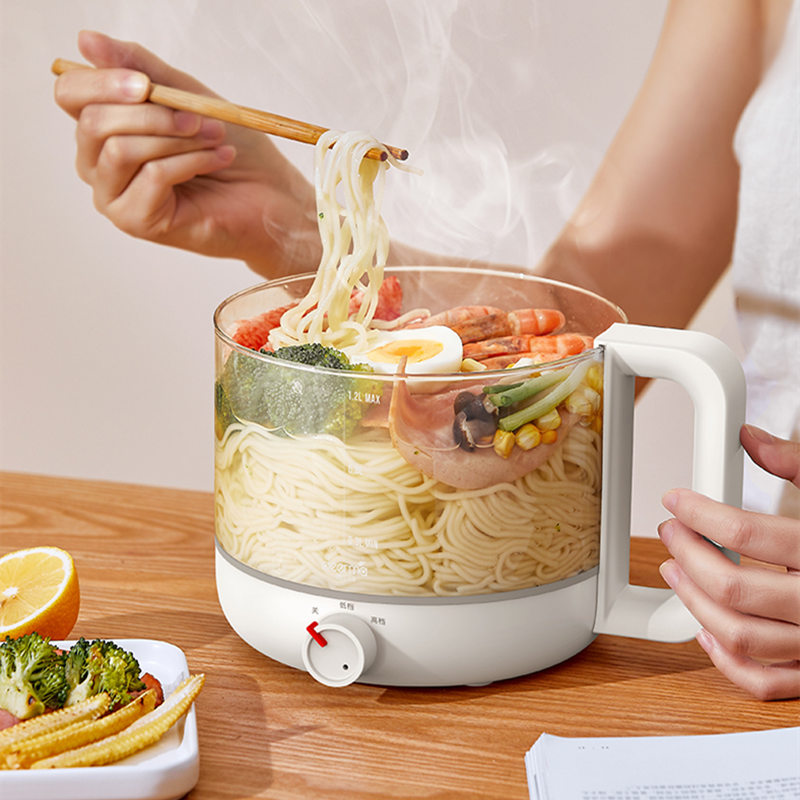 Nồi lẩu điện đa năng XIAOMI Deerma, dung tích 1.2L, nồi thủy tinh - Ảnh 8