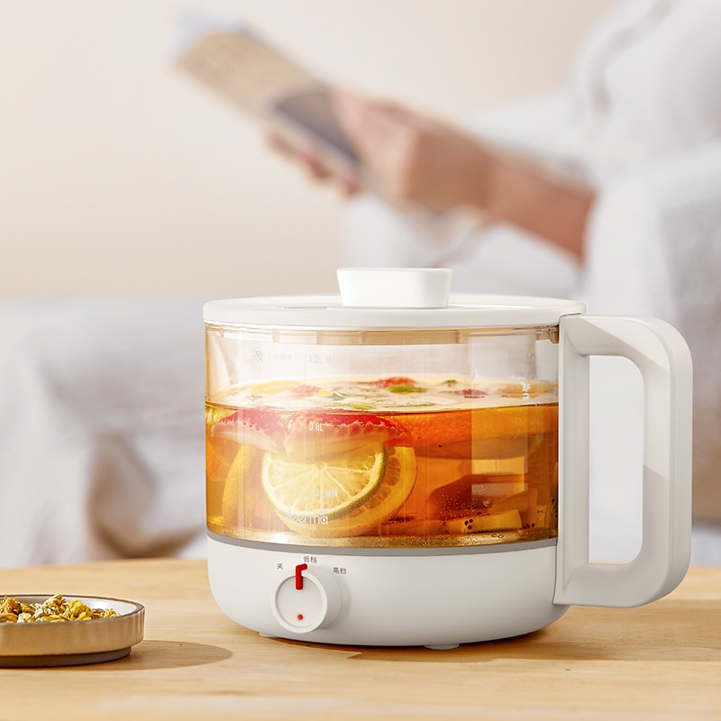 Nồi lẩu điện đa năng XIAOMI Deerma, dung tích 1.2L, nồi thủy tinh - Ảnh 10