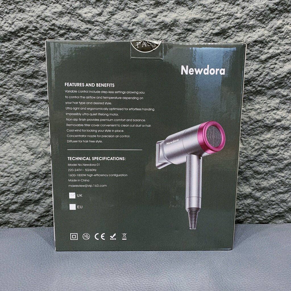 Máy sấy tóc bổ sung iOn âm, hãng Newdora - 01, công suất 1800w - Ảnh 8