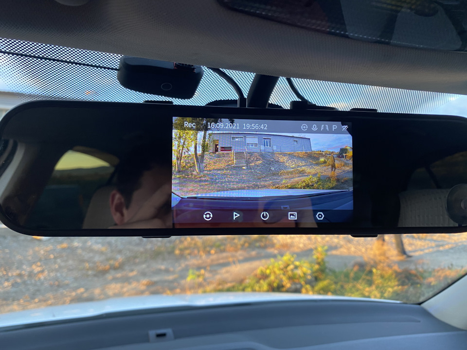 Camera Hành Trình Gương XIAOMI YI Mirror Dash Camera – bao gồm cả Cam lùi ( bản quốc tế) ko pin - Ảnh 9