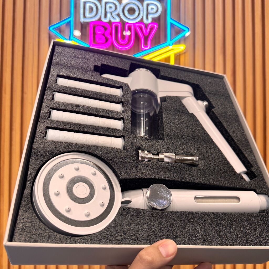 Bộ Vòi Hoa Sen Tăng Áp & lọc nước  POLOUSASP Devil Supercharged Gun, kèm xịt vệ sinh. - Ảnh 2