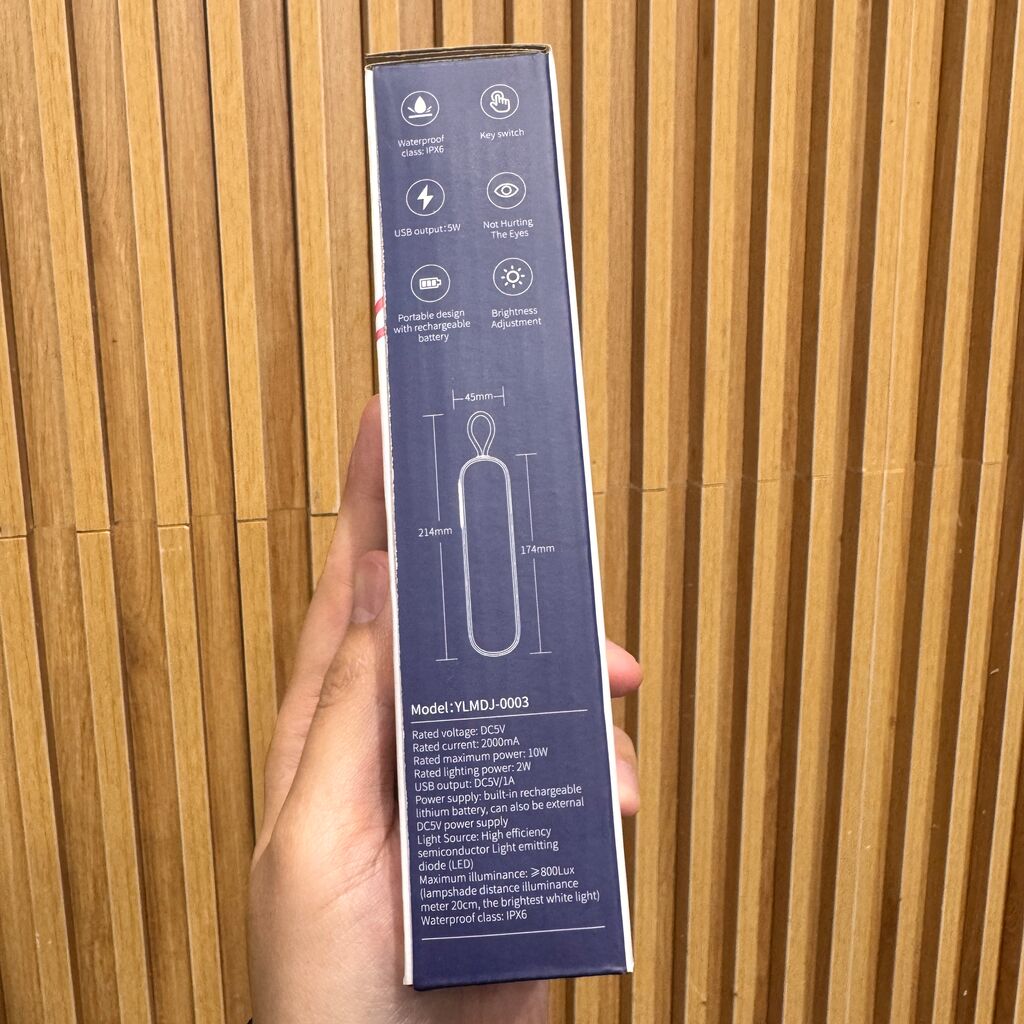 Đèn sạc Cắm Trại XIAOMI Yeelight Camping Light (YLMJD-0003), kiêm Pin dự phòng  - Ảnh 10