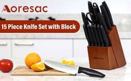 Bộ dao làm bếp 15 món hãng Aoresac ( Amazon Mỹ )