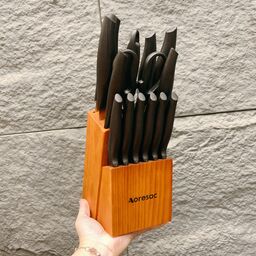 Bộ dao làm bếp 15 món hãng Aoresac ( Amazon Mỹ )