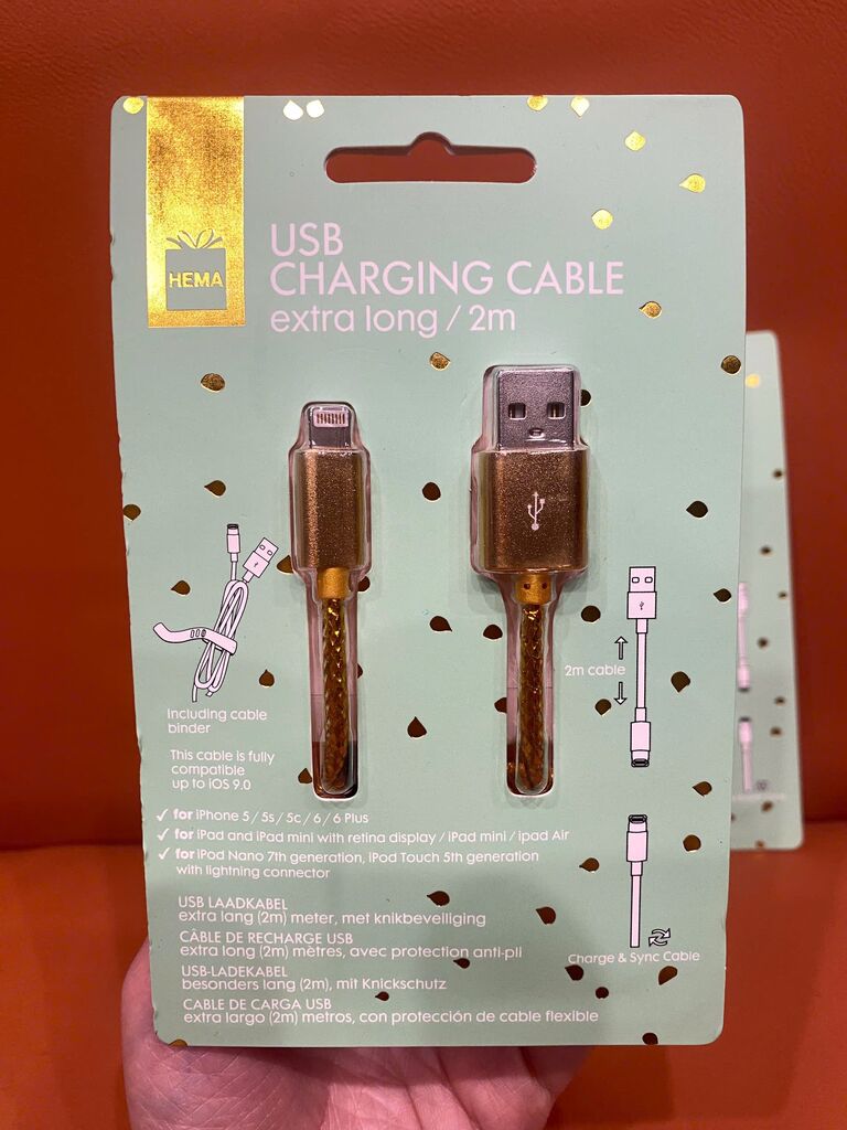 Cáp HEMA USB - iphone 2M - Ảnh 2