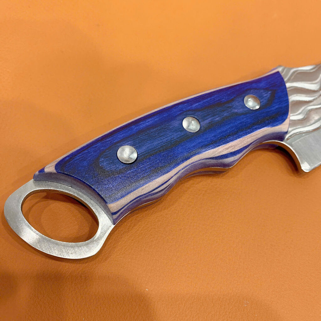 Dao sinh tồn kèm bao da, dao thép siêu bền, chặt thái, chặt đa năng.  - Ảnh 6