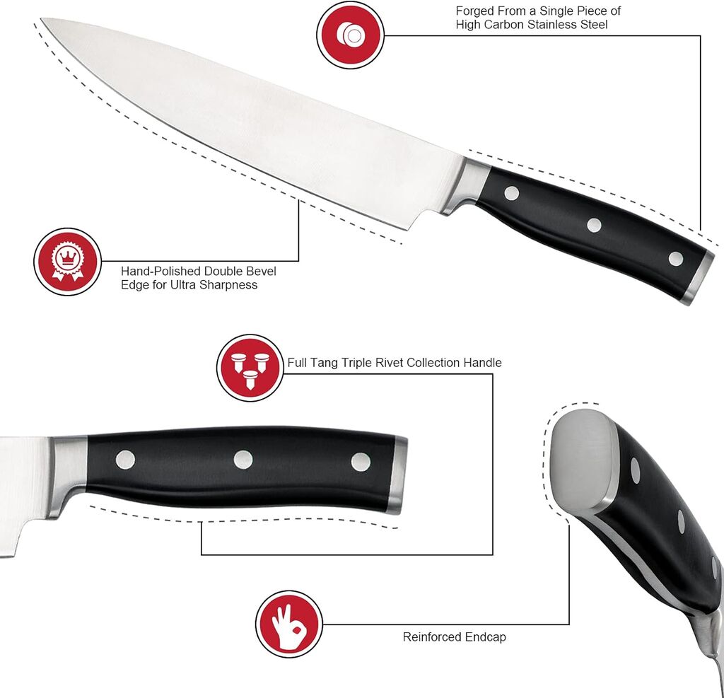 Bộ Dao & dụng cụ làm bếp 13 món hãng HOBO ( Brazil ) - Ảnh 7