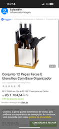 Bộ Dao & dụng cụ làm bếp 13 món hãng HOBO ( Brazil )