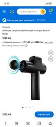 Máy Massage Cầm Tay FITPULSE, hàng Amazon Mỹ ( hàng tồn, vỏ dính tay, lỗi pin…