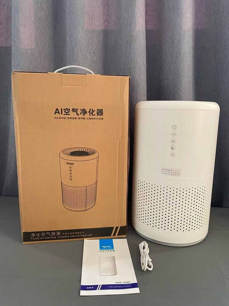 Máy lọc không khí AI300 Water System, tạo ion âm, Loa Bluetooth , đèn UV diệt khuẩn - Ảnh 4