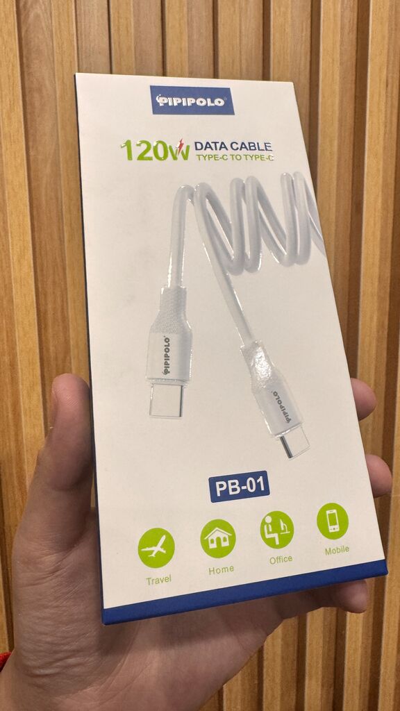 Cáp Sạc nhanh 120W C to C  Pipipolo PB-01  ( có thể Truyền Dữ Liệu )  - Ảnh 2