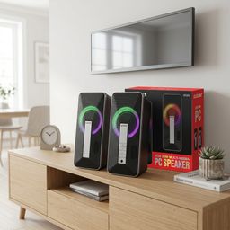 Cặp loa Bluetooth Elegiant SR300 ( Hà Lan ), công suất 10W, loa máy tính
