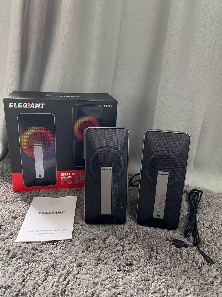 Cặp loa Bluetooth Elegiant SR300 ( Hà Lan ), công suất 10W, loa máy tính - Ảnh 6