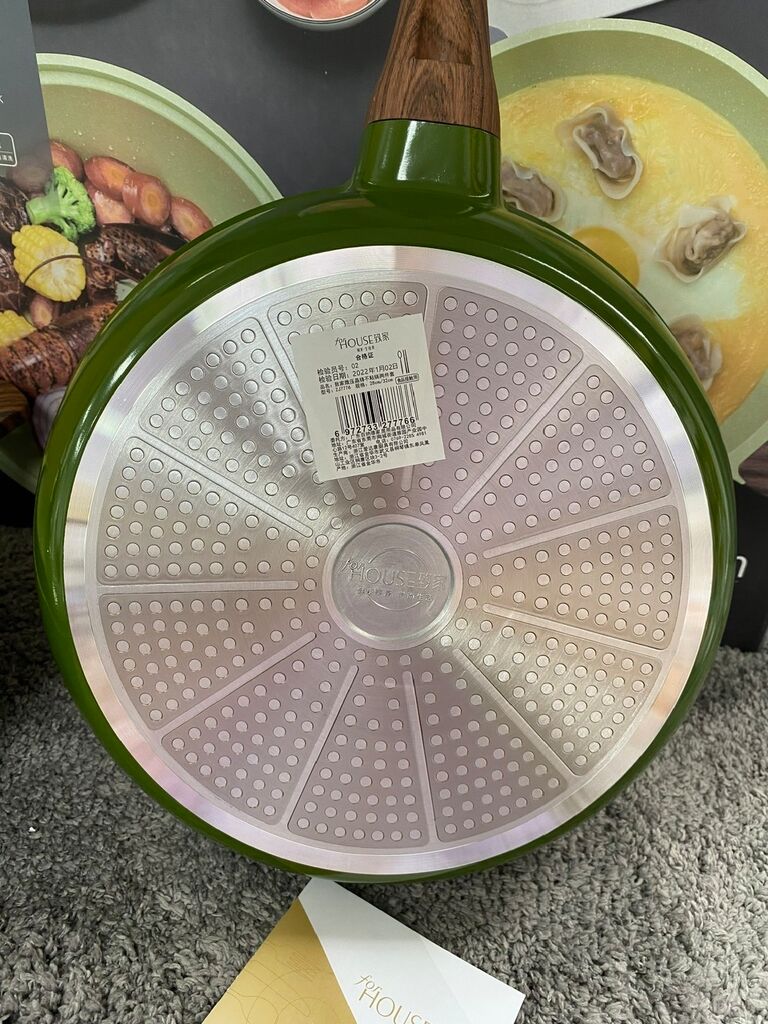 Bộ Chảo Chống Dính hãng ForHouse, có nắp kính, cỡ 28cm & 32cm, an toàn, ko chứa PFOA - Ảnh 3