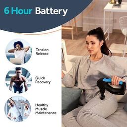 Súng massage Chirogun Percussion Massage Gun, máy Massage đa năng, 17 đầu đấm…