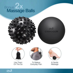 Súng massage Chirogun Percussion Massage Gun, máy Massage đa năng, 17 đầu đấm…