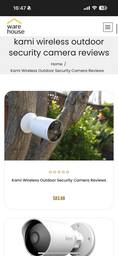 Camera Wifi Kami ( Xiaomi )chạy App Yi Home - sạc pin / kèm dock sạc ,không dâ…