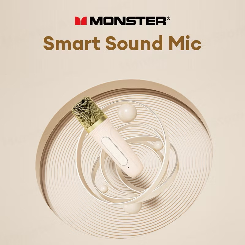 Loa Karaoke Bluetooth GK600 hãng Monster , 2 mic không dây - Ảnh 5