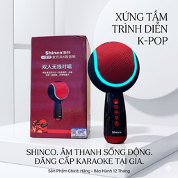 Micro hát Karaoke Bluetooth hãng Shinco D32