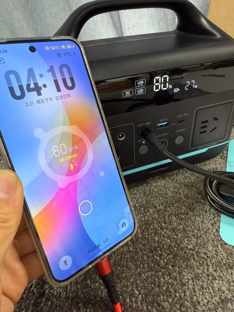 Trạm sạc MENTECH 300W MT300 dung lượng 204.8Wh, 2 cổng C 100W & 30W, sạc 220v - Ảnh 9