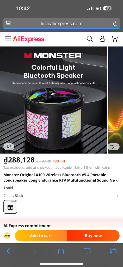 Loa Bluetooth hãng Monster AirRock X100 - Ảnh 2