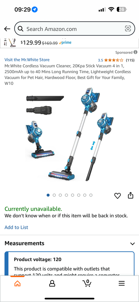 Máy hút bụi không dây VICSOO W10, hàng Amazon Mỹ - Ảnh 3