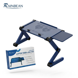 Bàn laptop di động RAINBEAN ( hàng Amazon ) , kèm bàn kê chuột , có thể gập gọn