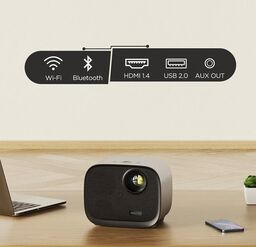 Máy chiếu Pokitter K1S, 1080P, chạy Android, kết nối điện thoại ( hàng Amazon)