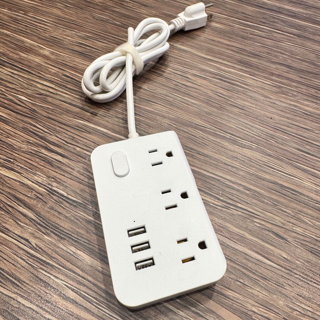 Ổ điện đa năng ECS-US005, 3 ổ 220V + 3 cổng USB-A ( không hộp) - Ảnh 5