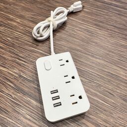 Ổ điện đa năng ECS-US005, 3 ổ 220V + 3 cổng USB-A ( không hộp)