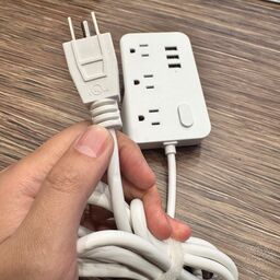 Ổ điện đa năng ECS-US005, 3 ổ 220V + 3 cổng USB-A ( không hộp)