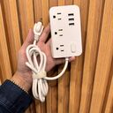 Ổ điện đa năng ECS-US005, 3 ổ 220V + 3 cổng USB-A ( không hộp) - Ảnh 10