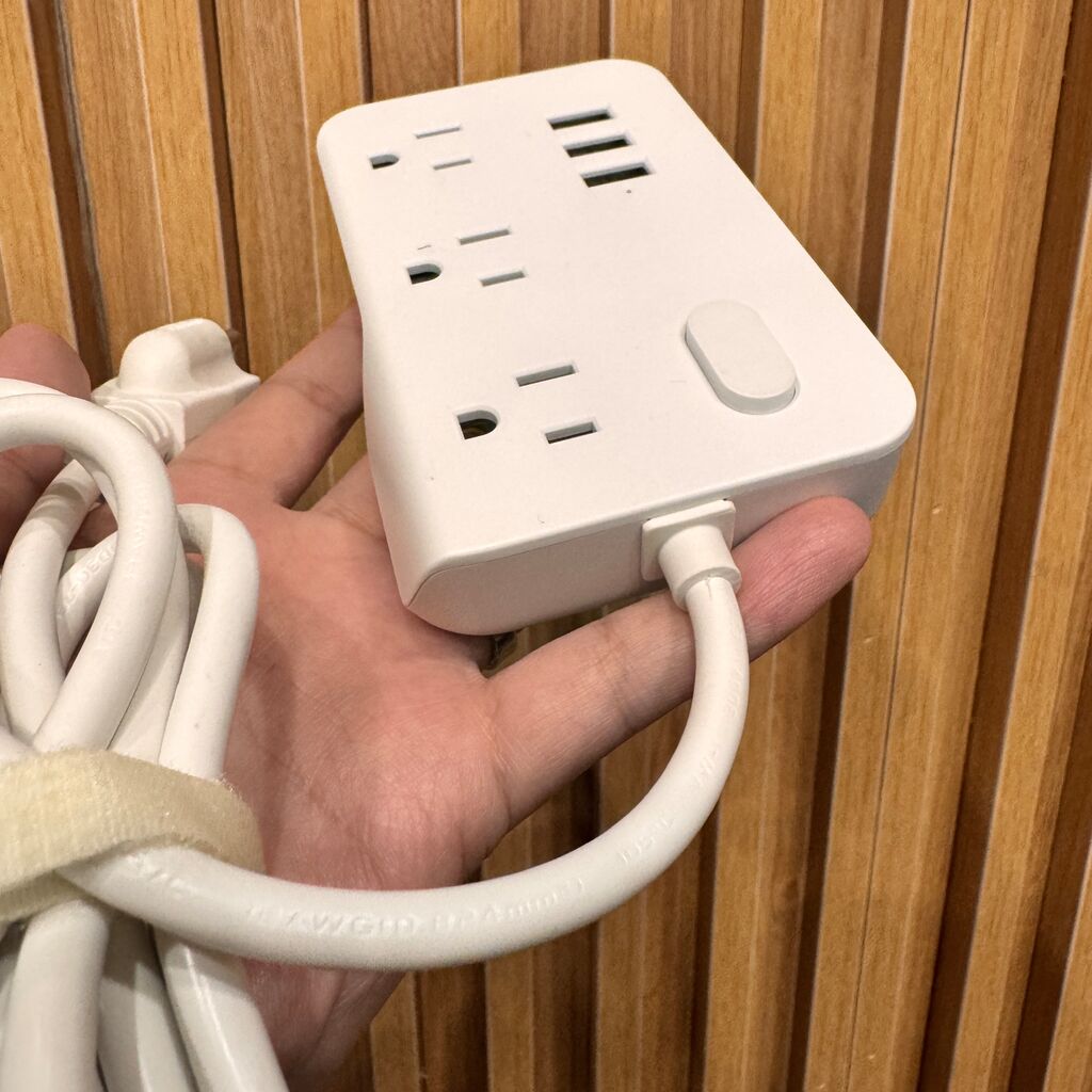 Ổ điện đa năng ECS-US005, 3 ổ 220V + 3 cổng USB-A ( không hộp) - Ảnh 3