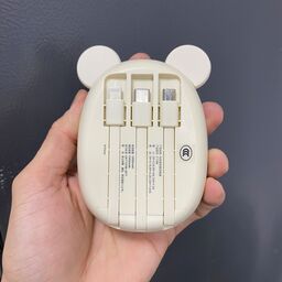Pin Dự Phòng 20.000mAh sạc nhanh 20W PPS/PD Disney Tsum, liền cáp (màu ngẫu nh…
