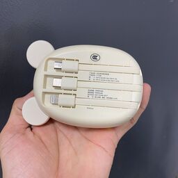Pin Dự Phòng 20.000mAh sạc nhanh 20W PPS/PD Disney Tsum, liền cáp (màu ngẫu nh…