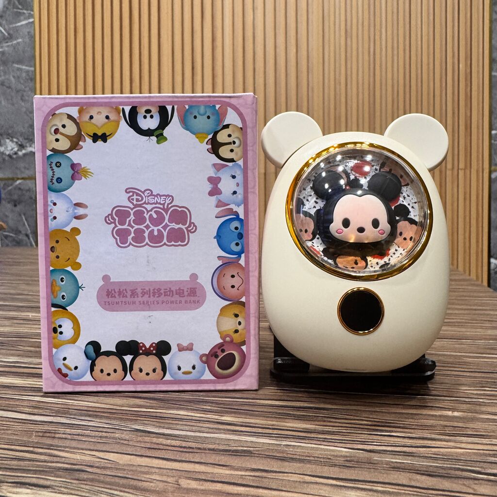 Pin Dự Phòng 20.000mAh (khả dụng 10k)  sạc nhanh 20W PPS/PD Disney Tsum, liền cáp (màu ngẫu nhiên)