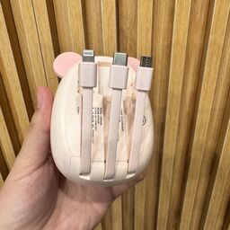 Pin Dự Phòng 20.000mAh sạc nhanh 20W PPS/PD Disney Tsum, liền cáp (màu ngẫu nh…