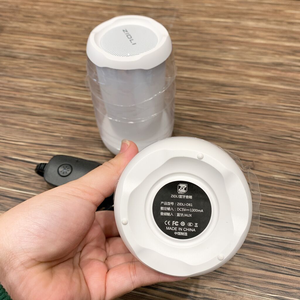 Cặp 2 Loa Bluetooth Zidli D81 – Đèn RGB đổi màu theo nhạc, có dây AUX - Ảnh 10