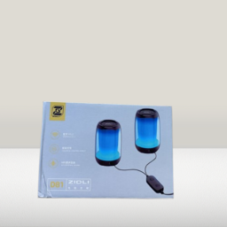 Cặp 2 Loa Bluetooth Zidli D81 – Đèn RGB đổi màu theo nhạc, có dây AUX