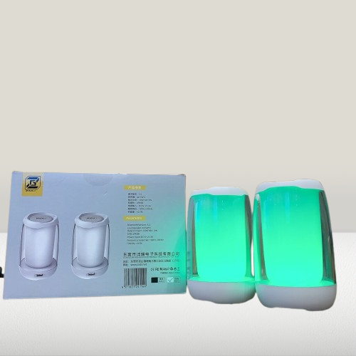 Cặp 2 Loa Bluetooth Zidli D81 – Đèn RGB đổi màu theo nhạc, có dây AUX - Ảnh 3