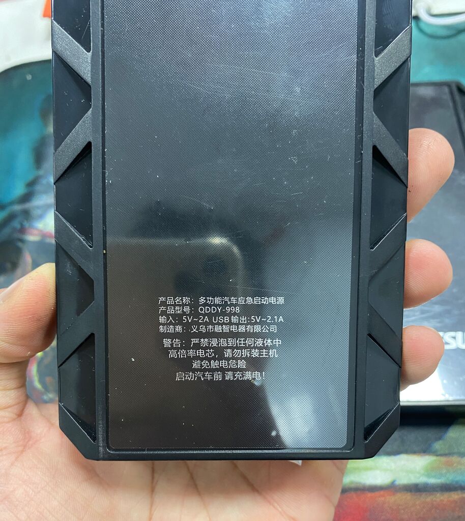 Pin dự phòng 15.000mAh Halfsun, kích bình ắc quy ô tô, xe máy - Ảnh 8