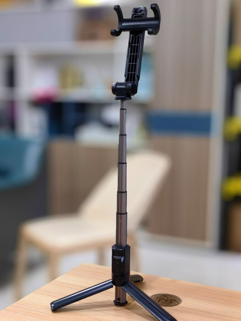 Gậy chụp ảnh Bluetooth kiêm chân tripod hãng PUFIER ( Nhật Bản ) - Giao màu ngẫu nhiên . - Ảnh 6