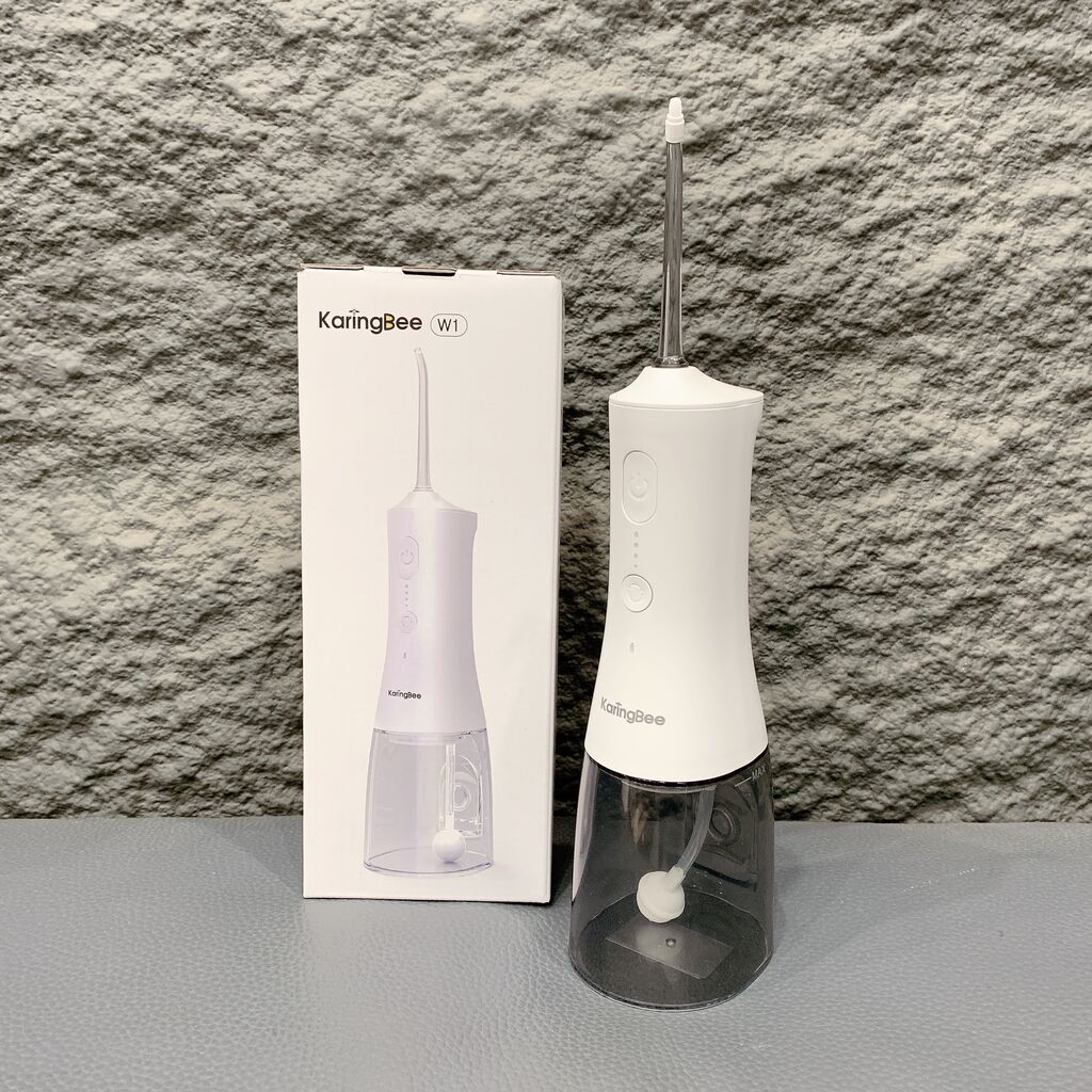Tăm nước WI hãng KaringBee ( Hàn Quốc ),  kháng nước IPX7, bình chứa lớn 300ml,.đầu phun xoay 360 độ - Ảnh 2