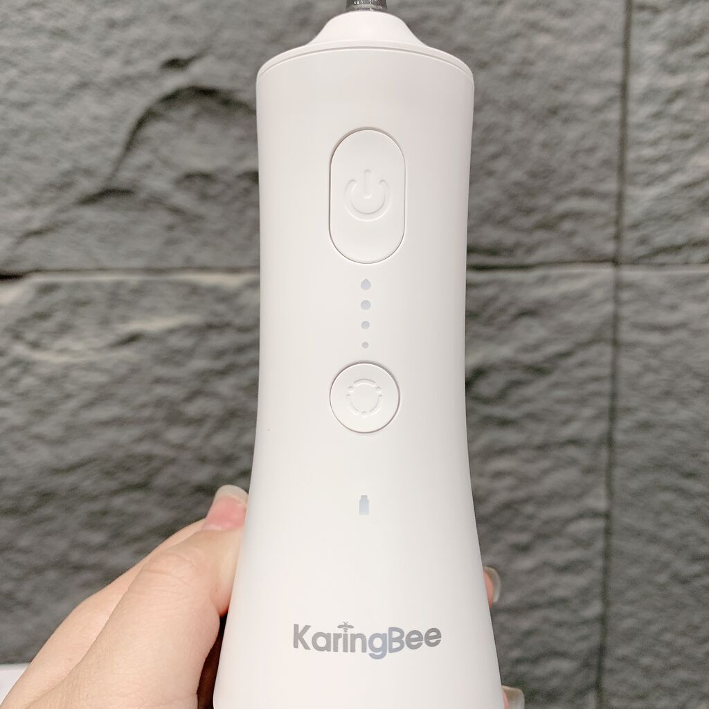 Tăm nước WI hãng KaringBee ( Hàn Quốc ),  kháng nước IPX7, bình chứa lớn 300ml,.đầu phun xoay 360 độ - Ảnh 7
