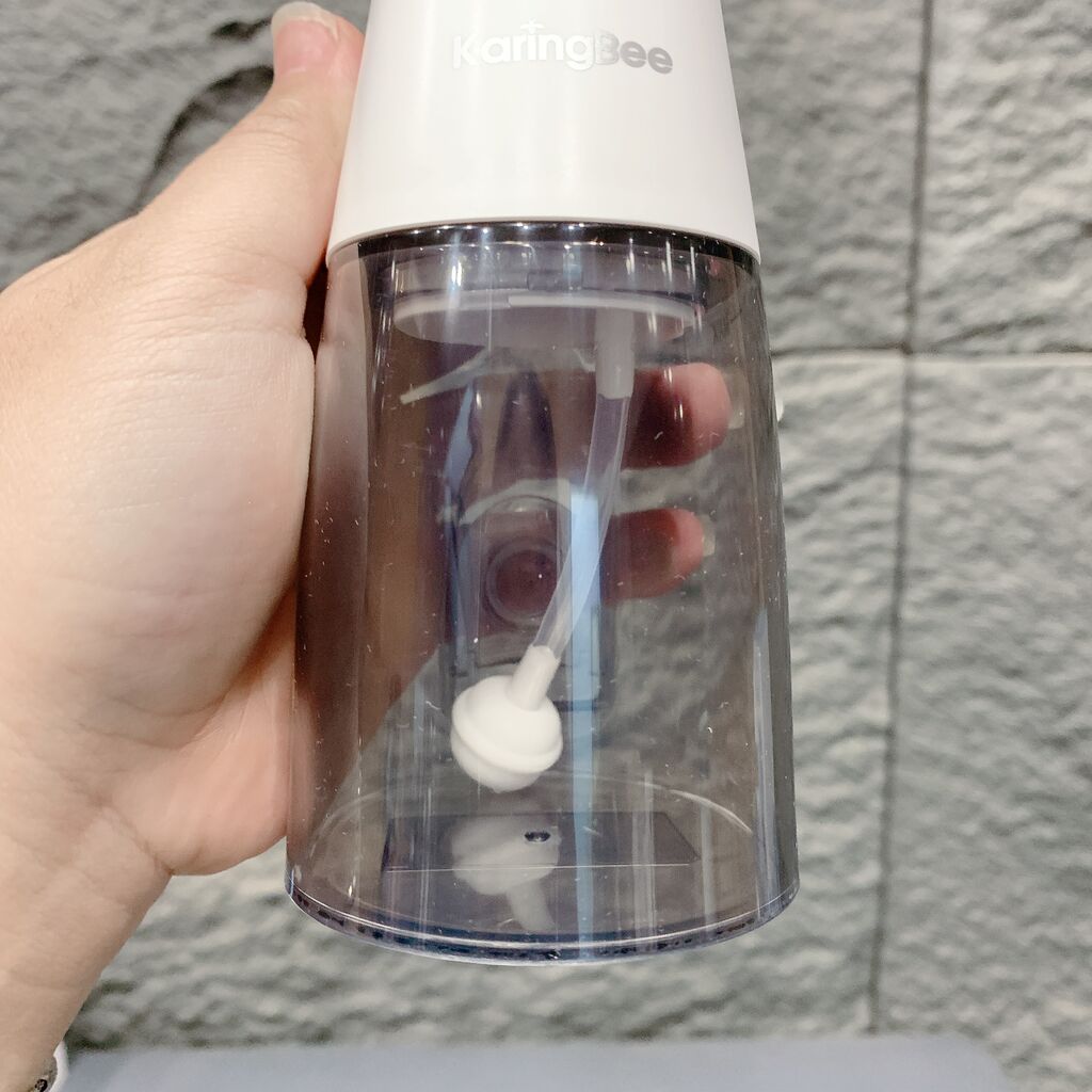 Tăm nước WI hãng KaringBee ( Hàn Quốc ),  kháng nước IPX7, bình chứa lớn 300ml,.đầu phun xoay 360 độ - Ảnh 8