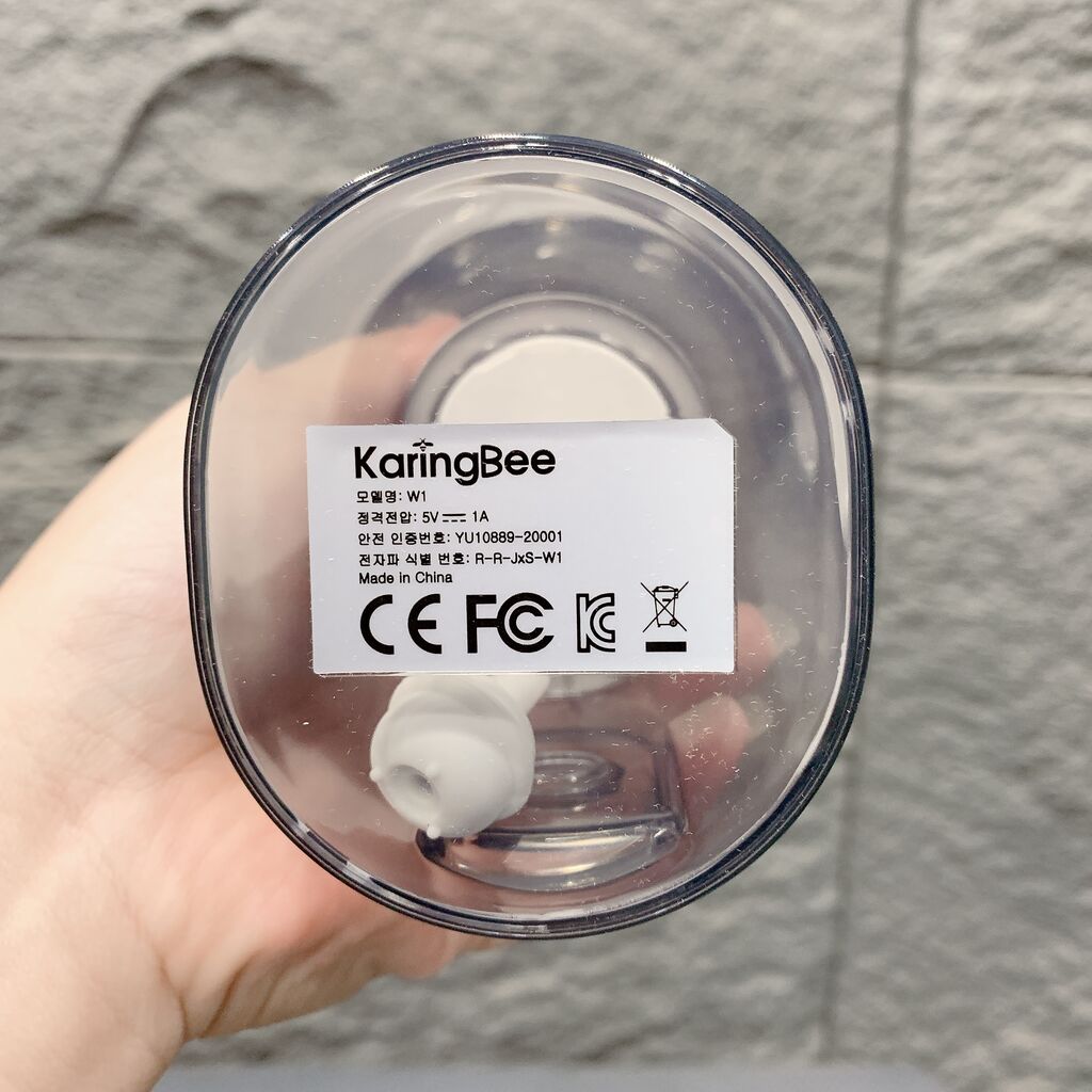 Tăm nước WI hãng KaringBee ( Hàn Quốc ),  kháng nước IPX7, bình chứa lớn 300ml,.đầu phun xoay 360 độ - Ảnh 9
